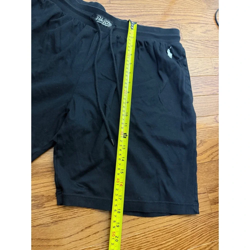 POLO Ralph Lauren Men Sleepwear Black Shorts XL Stretchy Soft Casual Goth Grunge